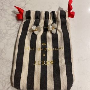 Lele Sadoughi x J. Crew earrings